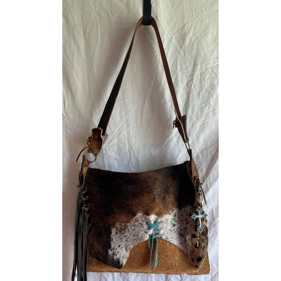 Real Leather and cowhide purse - Picture 1 of 12